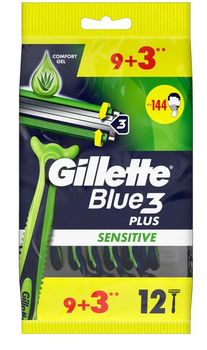 Gillette Blue3 Plus Sensitive 9+3 buc