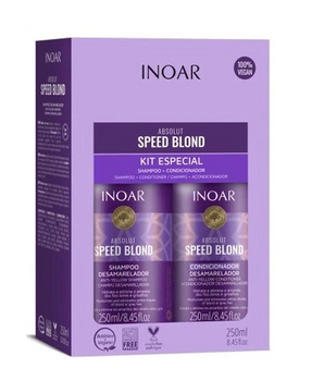 Sampon INOAR DUO Speed ​​​​Blond 250 ml + Balsam 250 ml