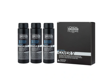 Loreal Homme Cover 5 vopsea de par tonifianta 3 Maro Inchis 3x50 ml