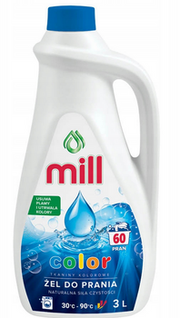 Gel de spălare Mill pentru țesături colorate 3 L