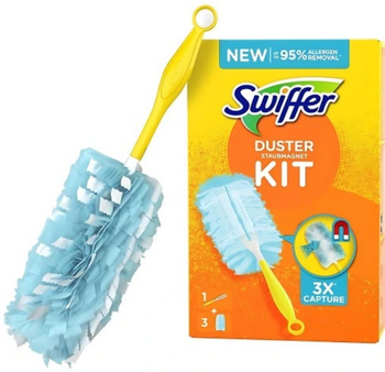 Swiffer Duster Microfiber Dust Broom + 3 rezerve - Set