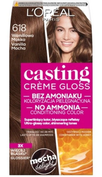 L'Oreal Paris Casting Creme Gloss Culoare de păr 618 Vanilla Mocha