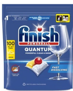 Finish Ultimate All in One Capsule pentru mașină de spălat vase Lămâie 100 buc