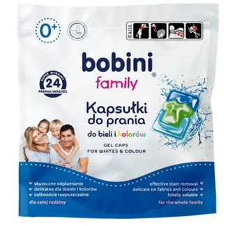 Bobini Familie capsule de rufe pentru alb și culori 24 buc