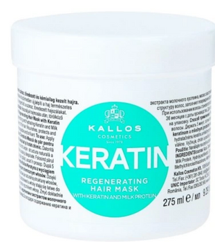 Kallos Keratin Regenerating Hair Mask 275 ml