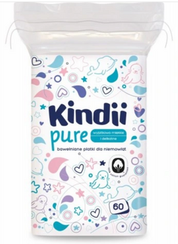HARPER KINDI Tampoane cosmetice pure. 60 buc.