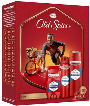Old Spice Whitewater Ironman Xmass set cadou Deodorant stick 50ml + Deodorant spray 150ml + Gel de duș 250ml