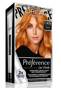 L'Oreal Paris Recital Cooper Colorant de păr 7.432 Culori vii