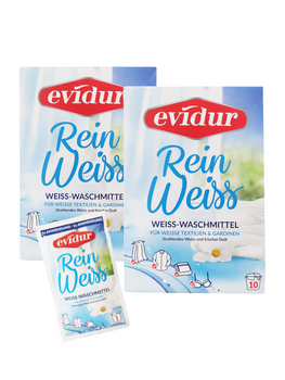 2x Evidur Powder pentru perdele și alb 600 g + Sachet Gratis