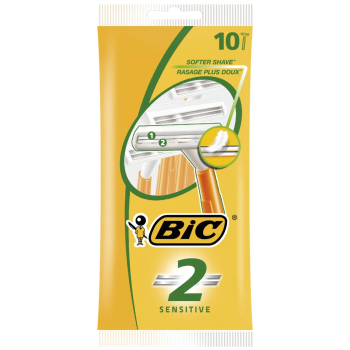 Aparat de ras Bic sensibil cu 2 lame 10 buc.