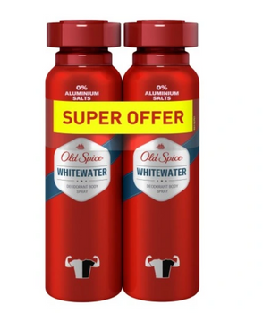 Old Spice Whitewater Deo Two-Pack 2x150 ml Spray deodorant pentru bărbați