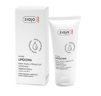Ziaja Med Lipid Treatment Crema uleioasa cu filtre UV 50 ml