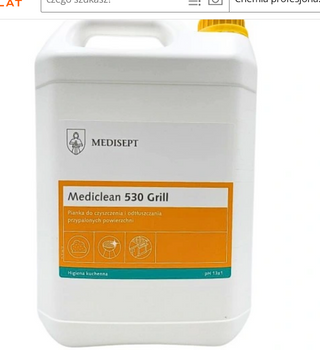 Mediclean 530 Grill 5 L - Spumă pentru curățarea și degresarea suprafețelor arse Medisept