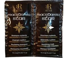 RR Line Macadamia Sampon 15ml + Masca 15ml