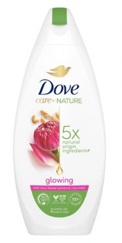 Dove Care By Nature Gel de duș Glowing Lotus 225 ml