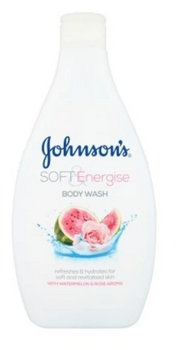 Gel de duș Johnson's Soft & Pamper Pepene roșu și trandafir 400 ml