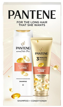 Set Pantene Infinitely Long Sampon 400 ml + Balsam 220 ml